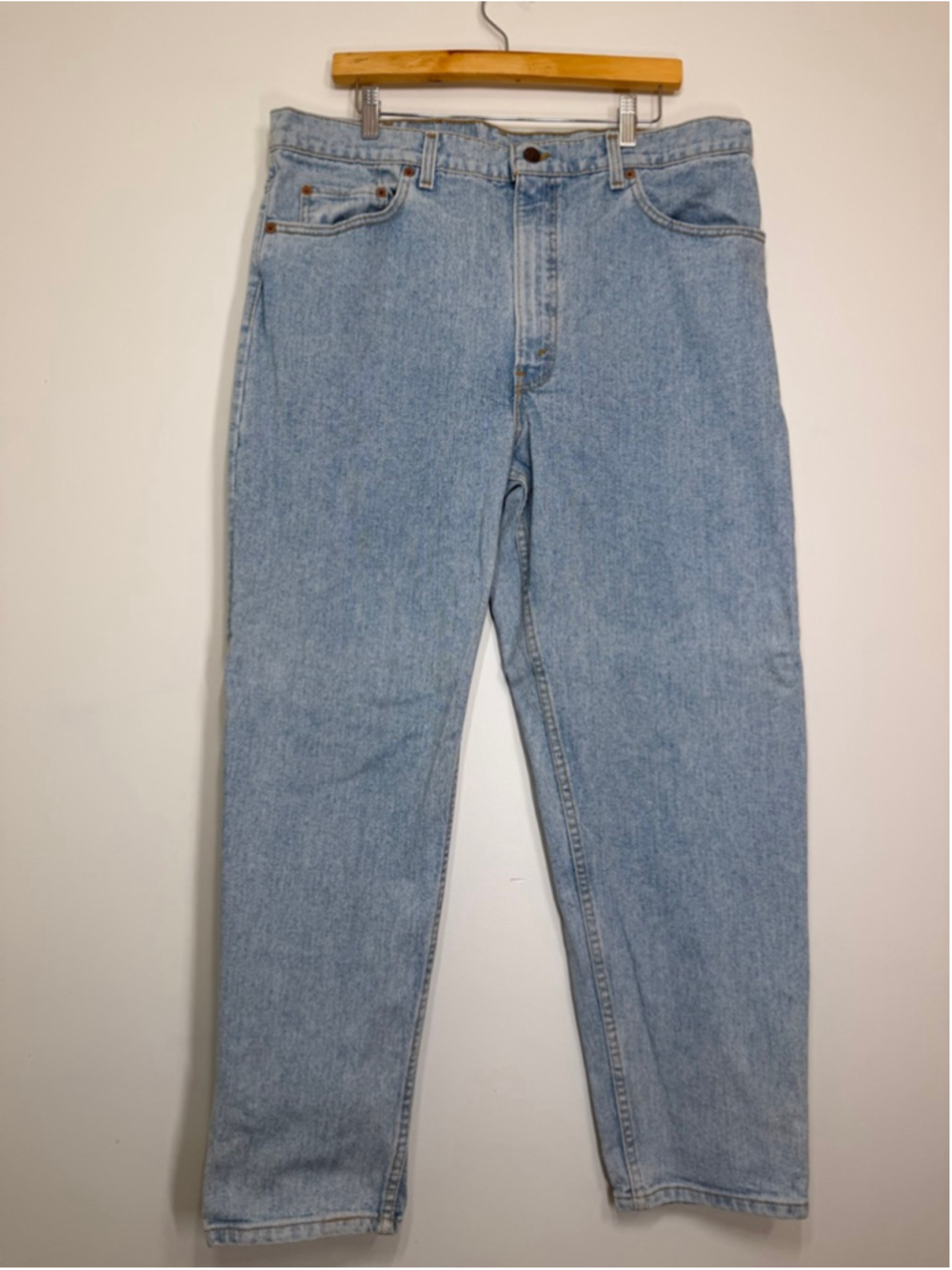 Levi’s 550 Relaxed Fit Jeans USA Made Men 40x30 Light Wash Denim Vintage Cotton